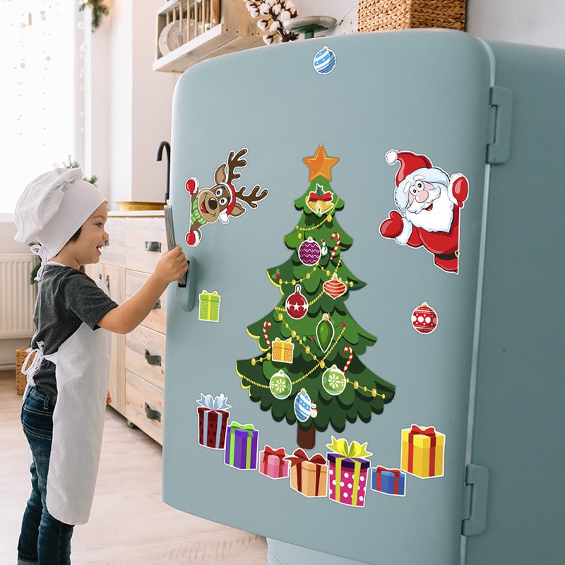 Christmas-themed Magnetic Stickers