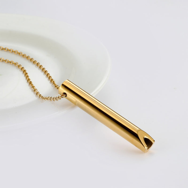 Stainless Steel Whistle Necklace