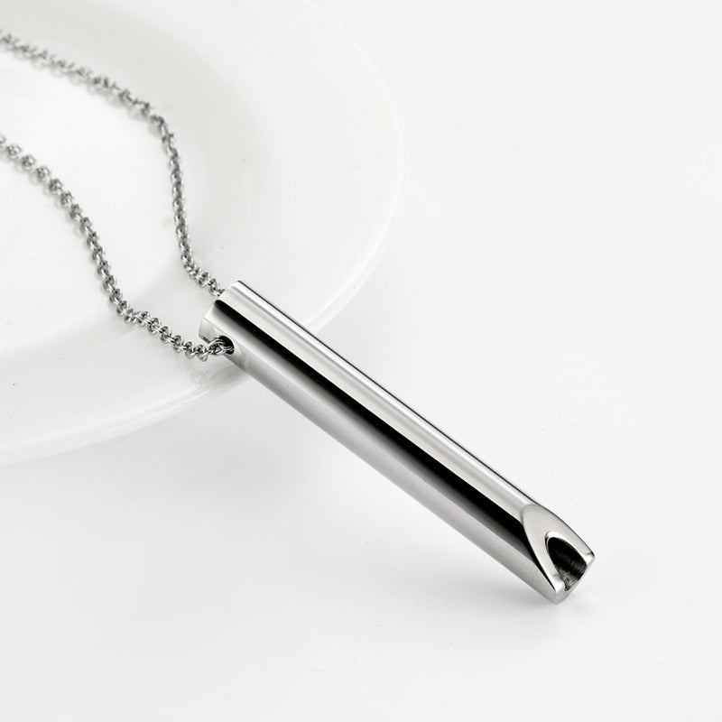 Stainless Steel Whistle Necklace