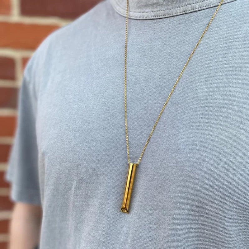 Stainless Steel Whistle Necklace