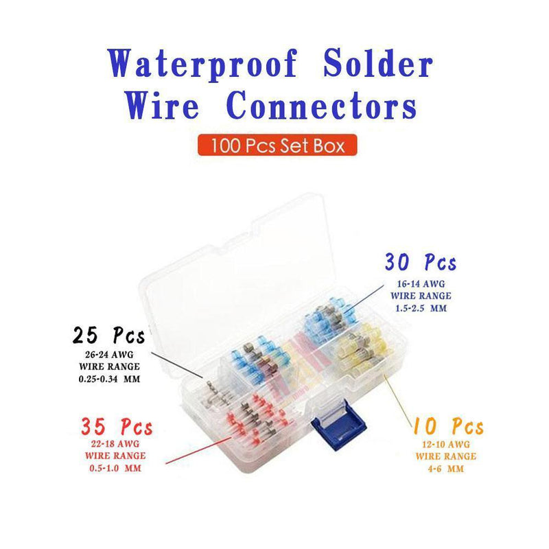 WATERPROOF SOLDER WIRE CONNECTOR KIT