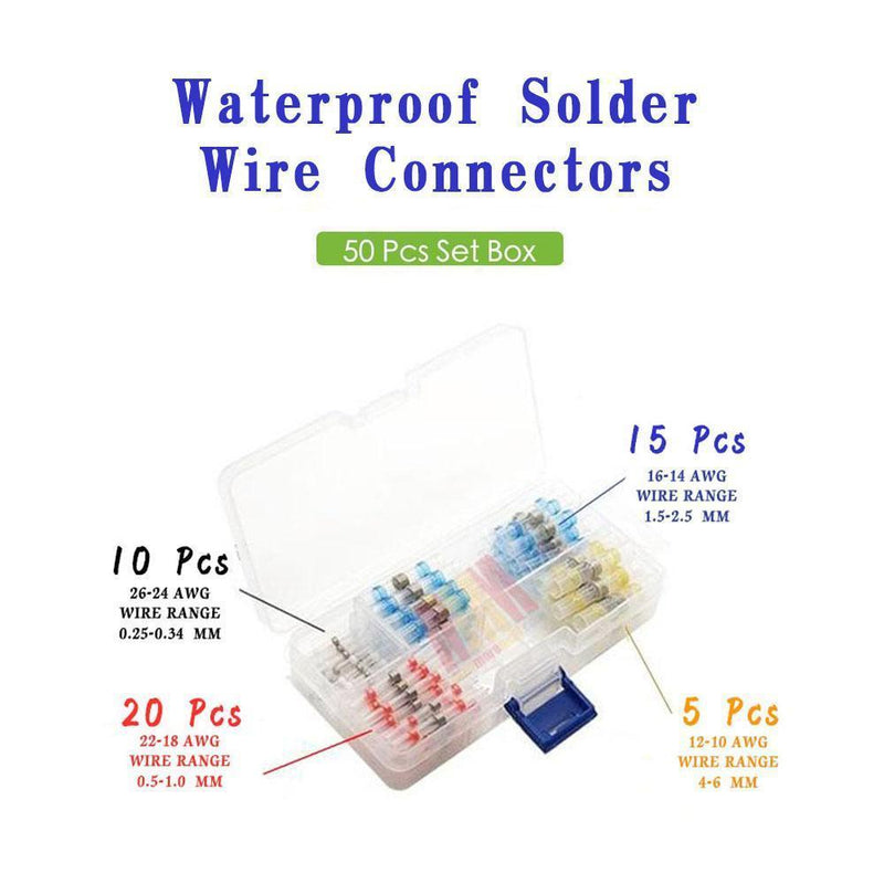 WATERPROOF SOLDER WIRE CONNECTOR KIT