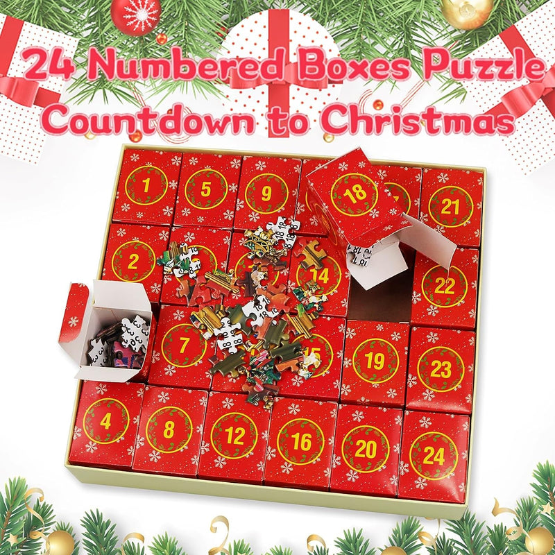 Advent Calendar 2024 Christmas Jigsaw Puzzles