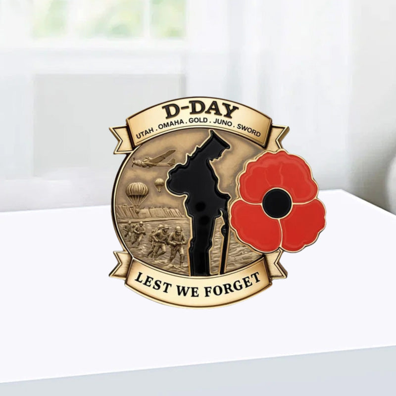 D-DAY 80th Anniversary Commemorative Badge