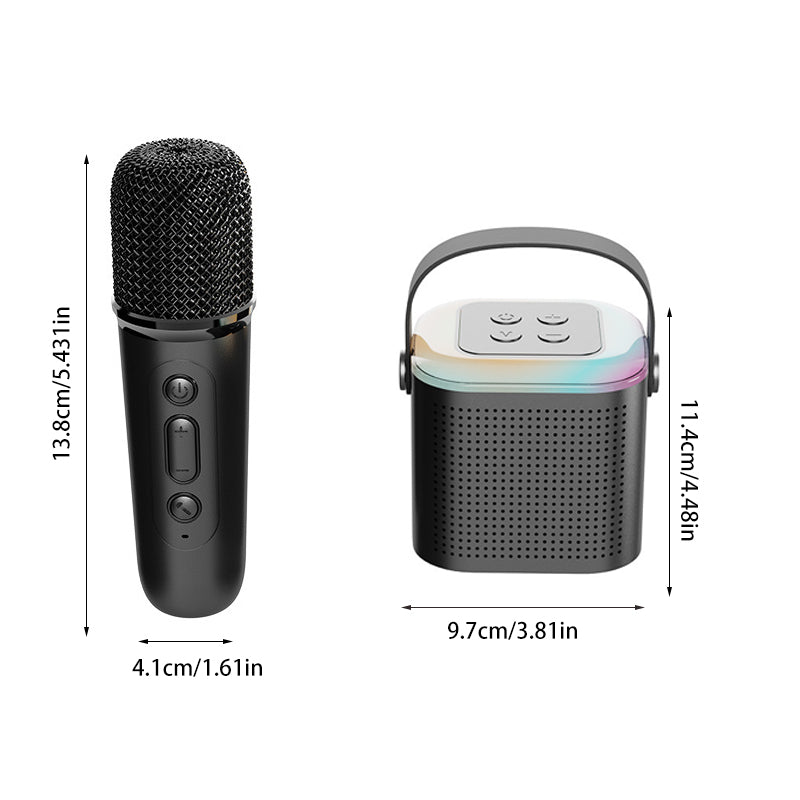 🎵Mini Karaoke Machine with Wireless Microphones