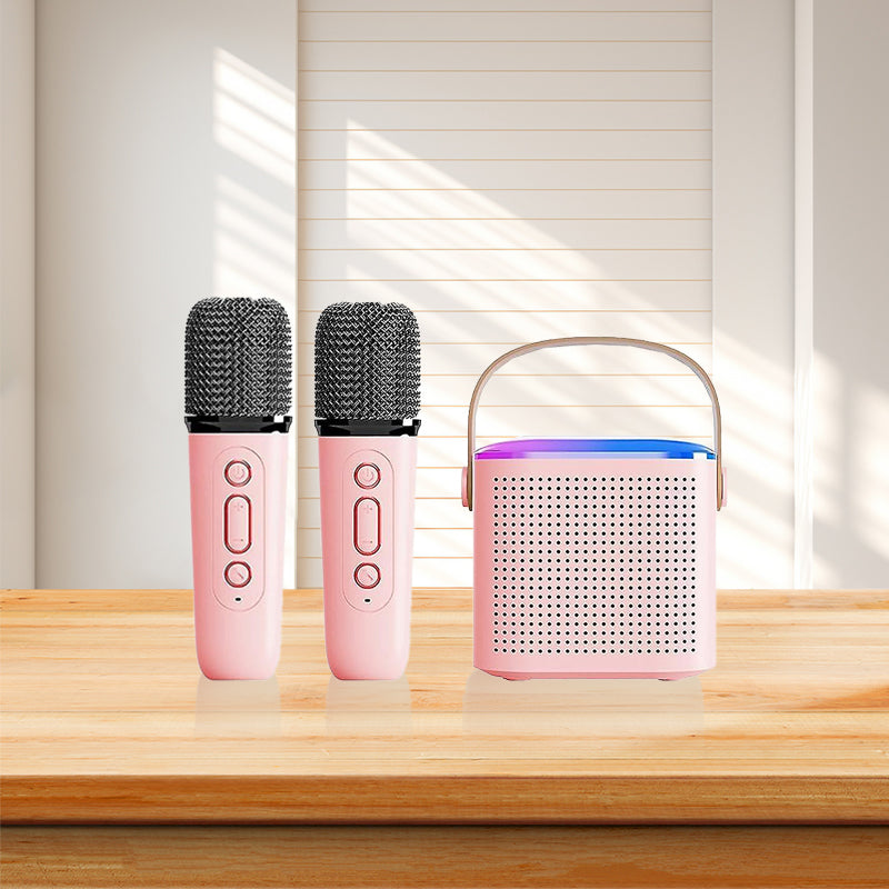 🎵Mini Karaoke Machine with Wireless Microphones