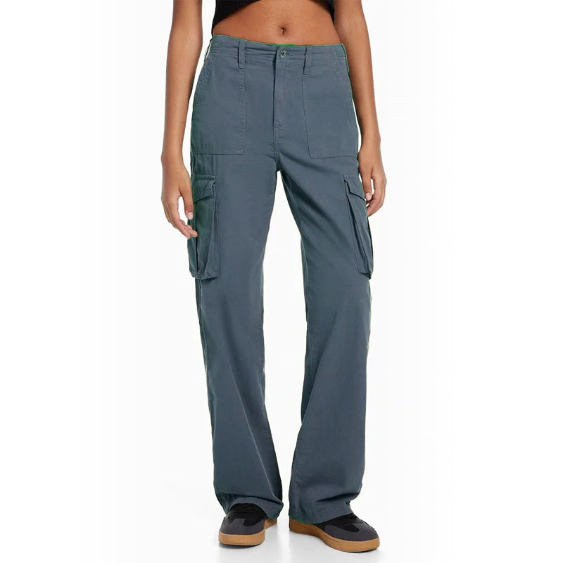 Adjustable Women's Straight Fit Cargo Pants