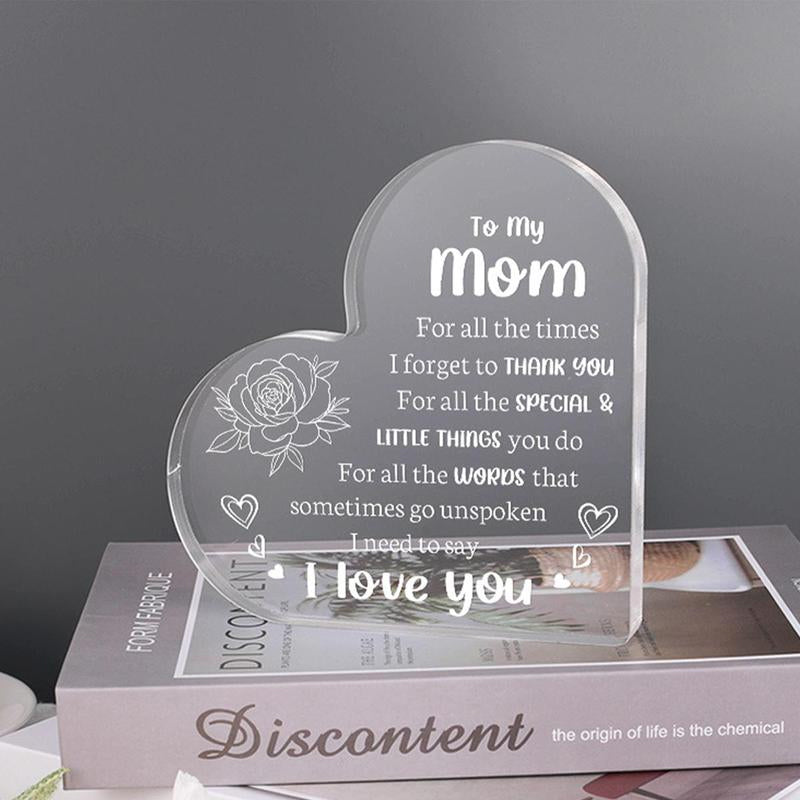 Creative Heart Shaped Acrylic Block