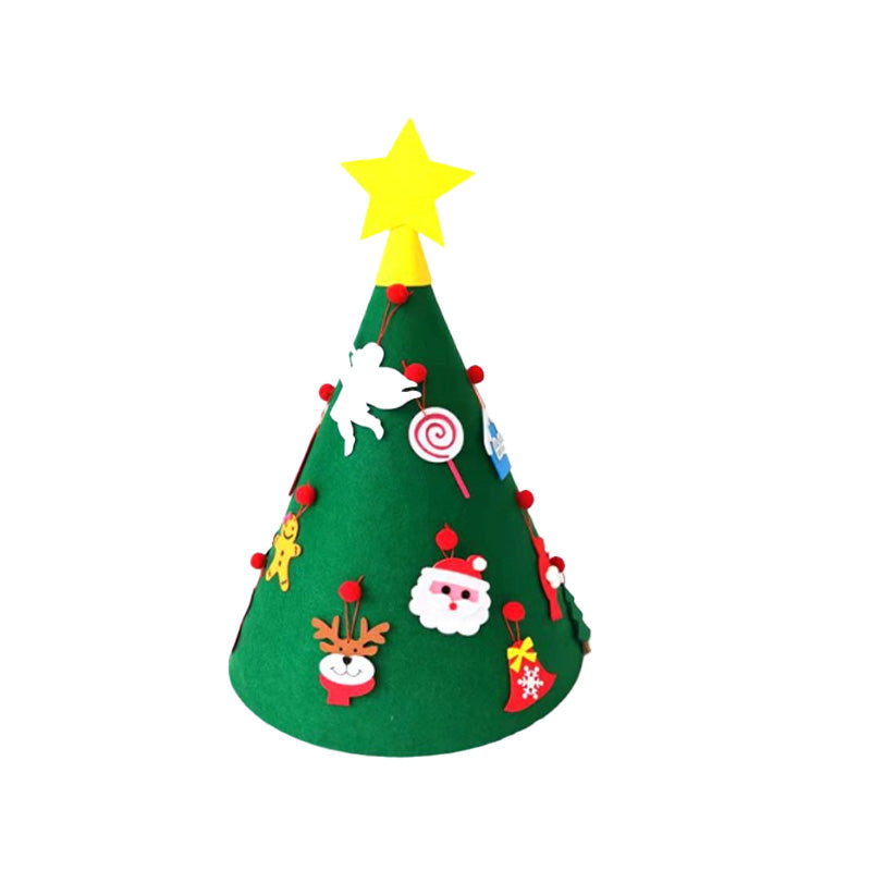 Felt Christmas Tree with Detachable Ornaments