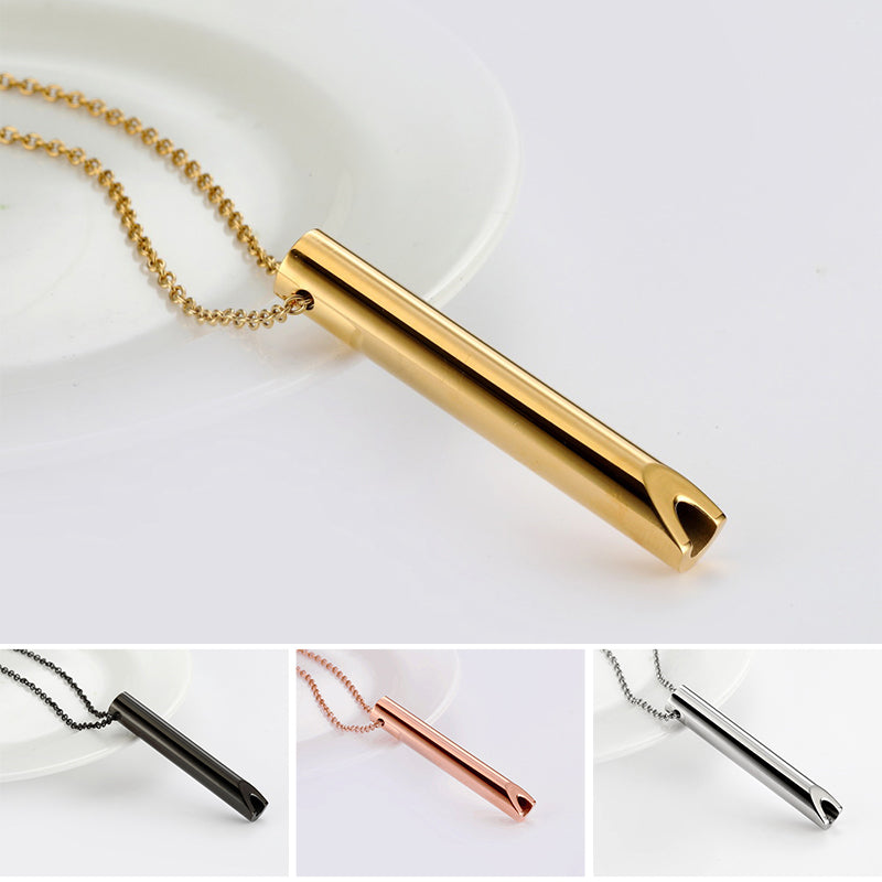 Stainless Steel Whistle Necklace