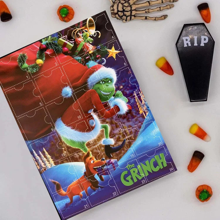 Green monster Christmas calendar