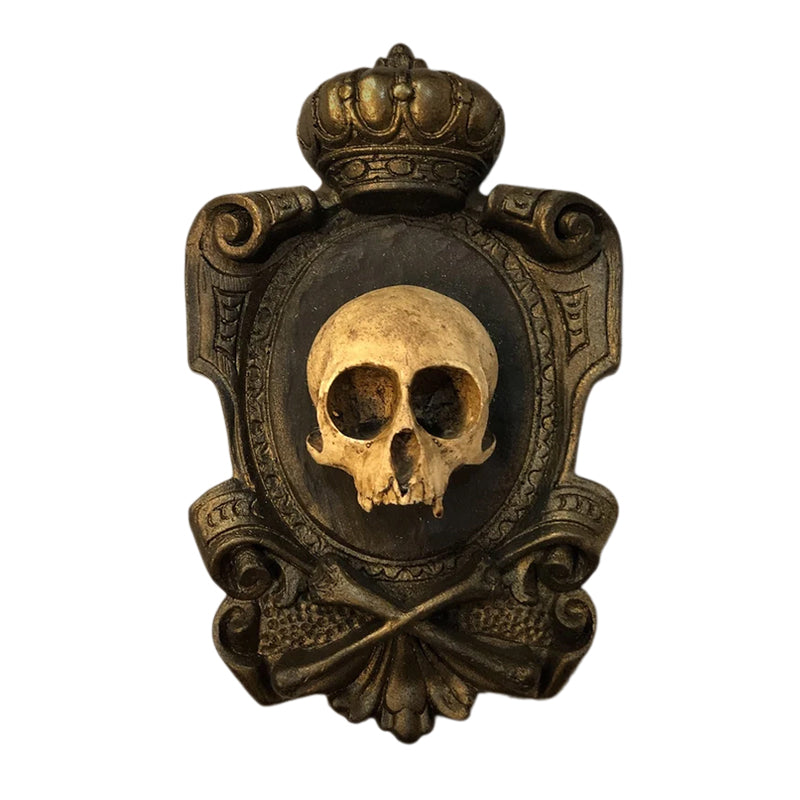 Hanging Skull Plaque