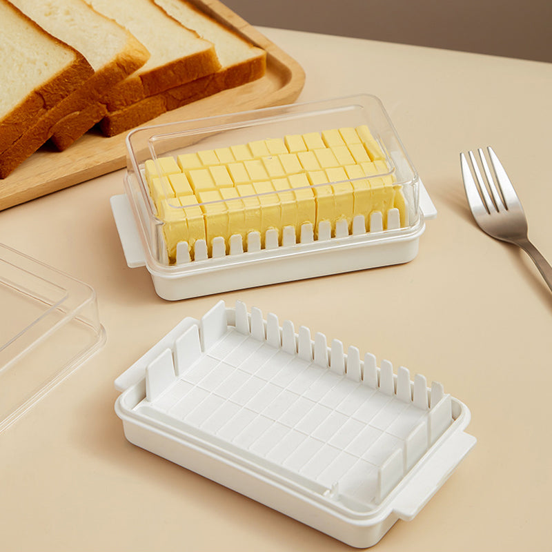 Cutting Grid Butter Container with Cover