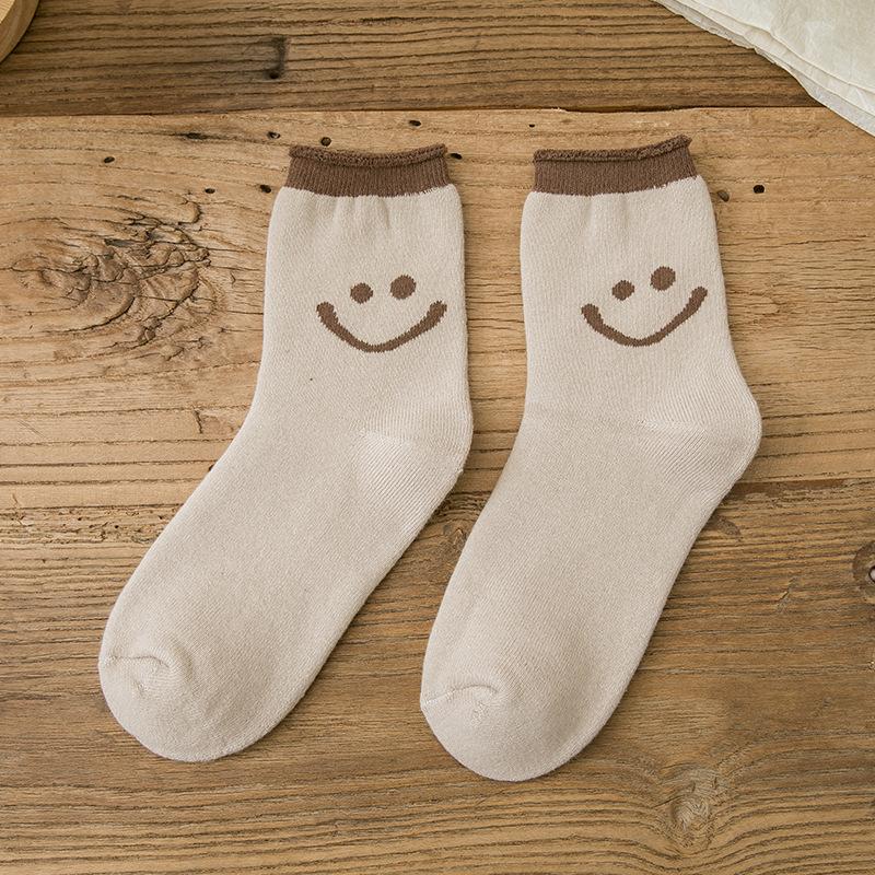 Juicecat™ Lovely Smile Face Cotton Socks