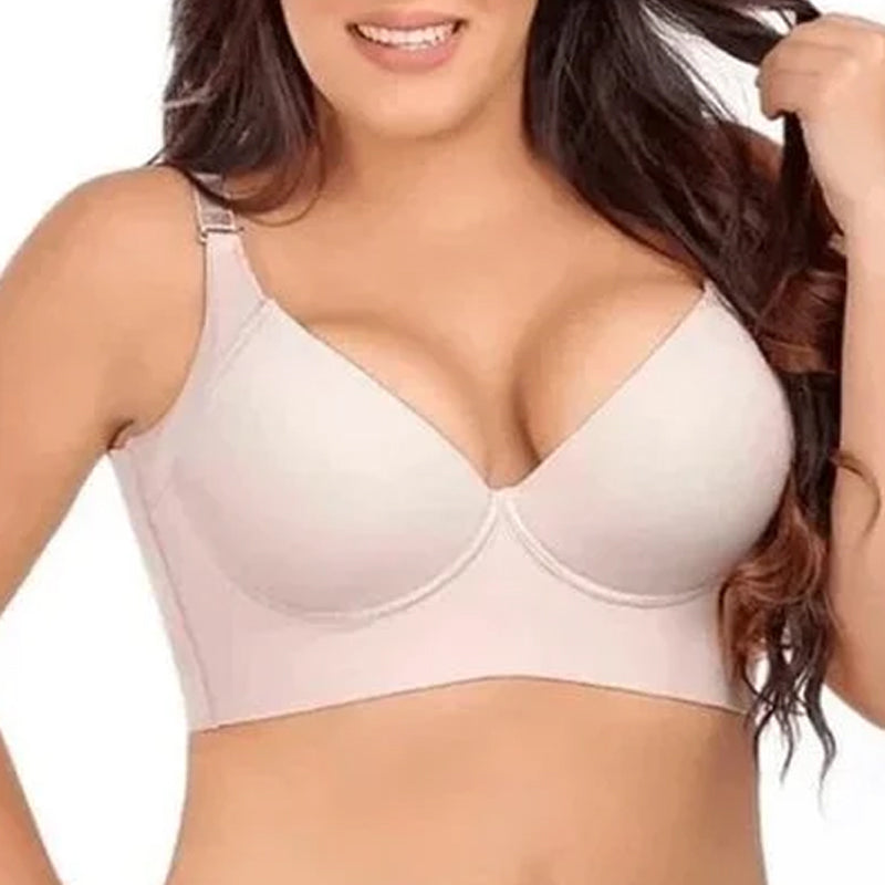 Deep Cup Bra With Shapewear