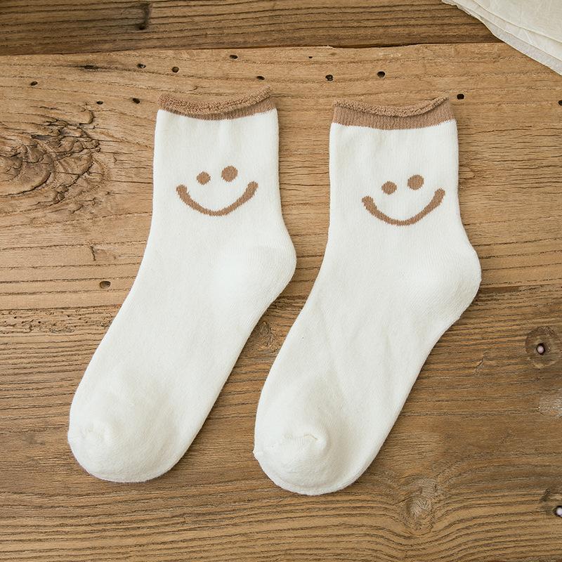 Juicecat™ Lovely Smile Face Cotton Socks