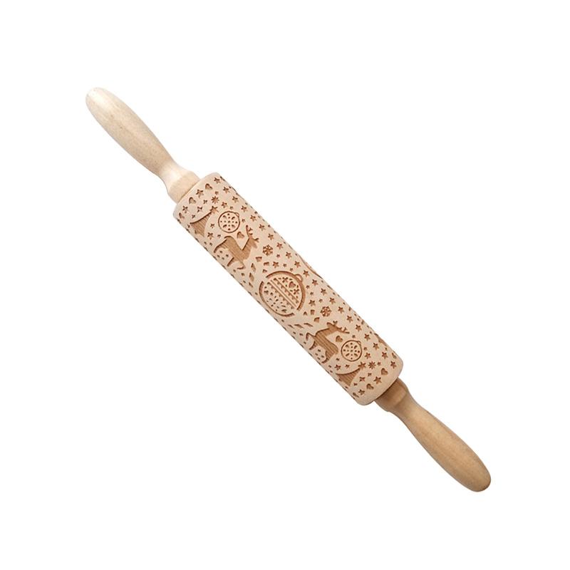 Christmas Print Rolling Pin