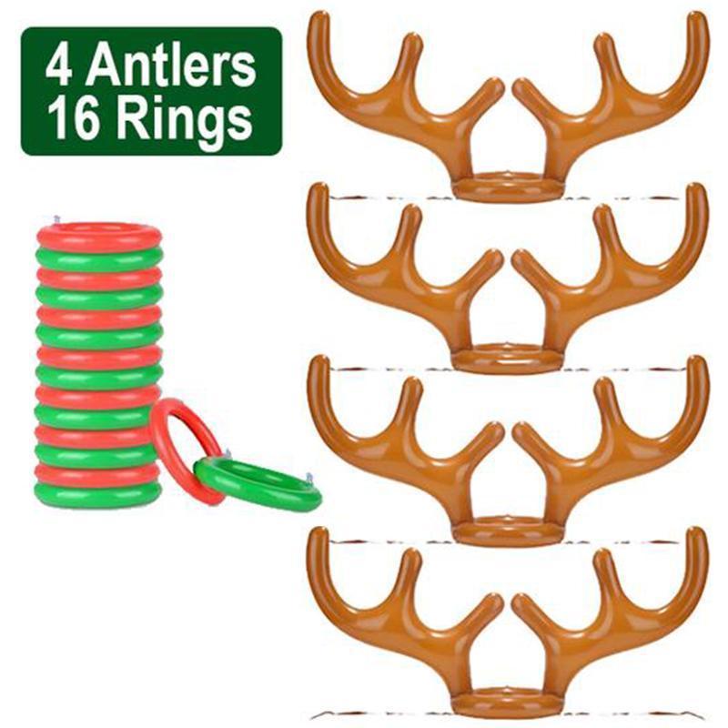 Christmas Reindeer Antler Ring Toss Game