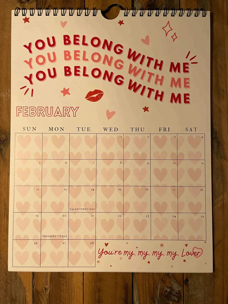 TS Lyrics Calendar