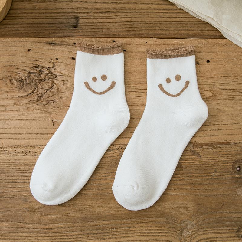 Juicecat™ Lovely Smile Face Cotton Socks