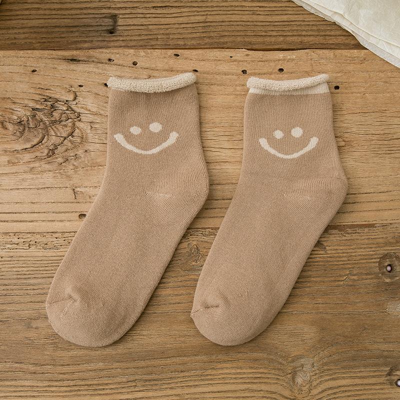 Juicecat™ Lovely Smile Face Cotton Socks