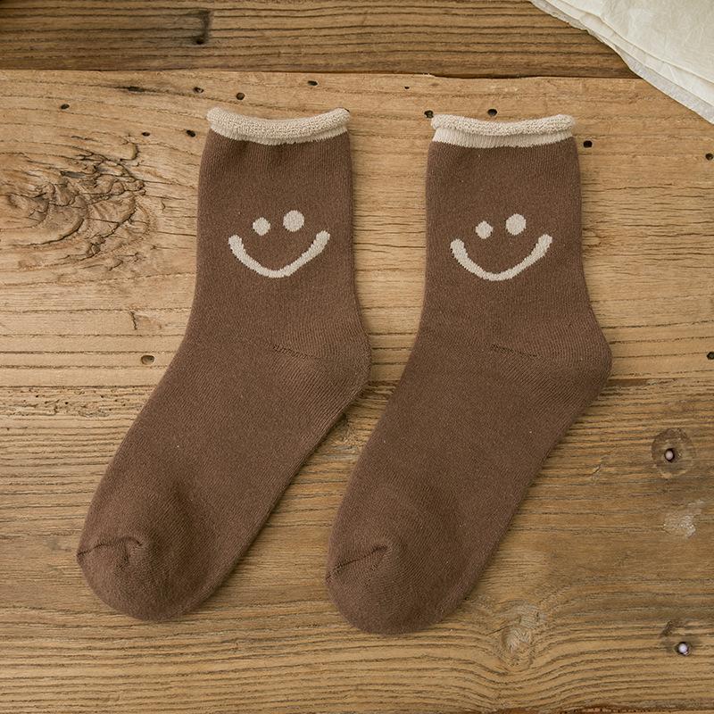 Juicecat™ Lovely Smile Face Cotton Socks