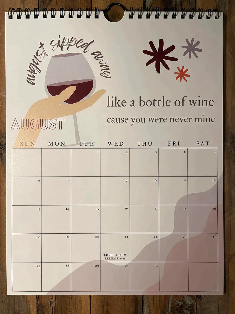 TS Lyrics Calendar