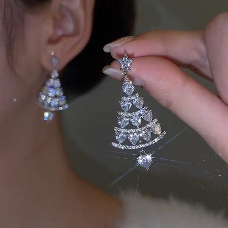 Pre-Sale>>Christmas Tree Earrings