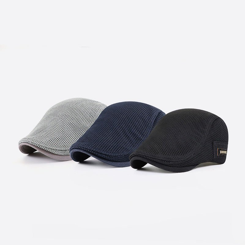 Men's Summer Mesh Newsboy Flat Cap