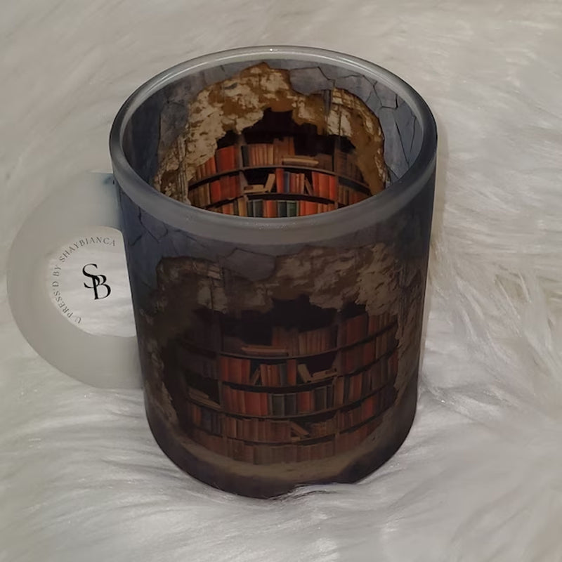 3D Bookshelves Hole In A Wall Mug