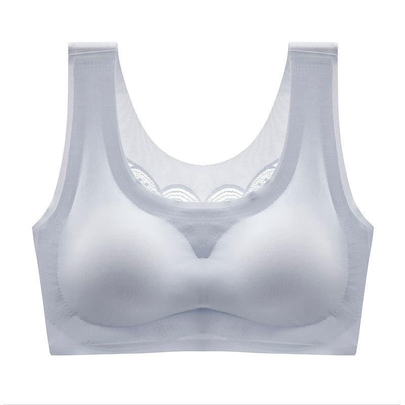 Ultra-thin Plus Size Ice Silk Comfort bra