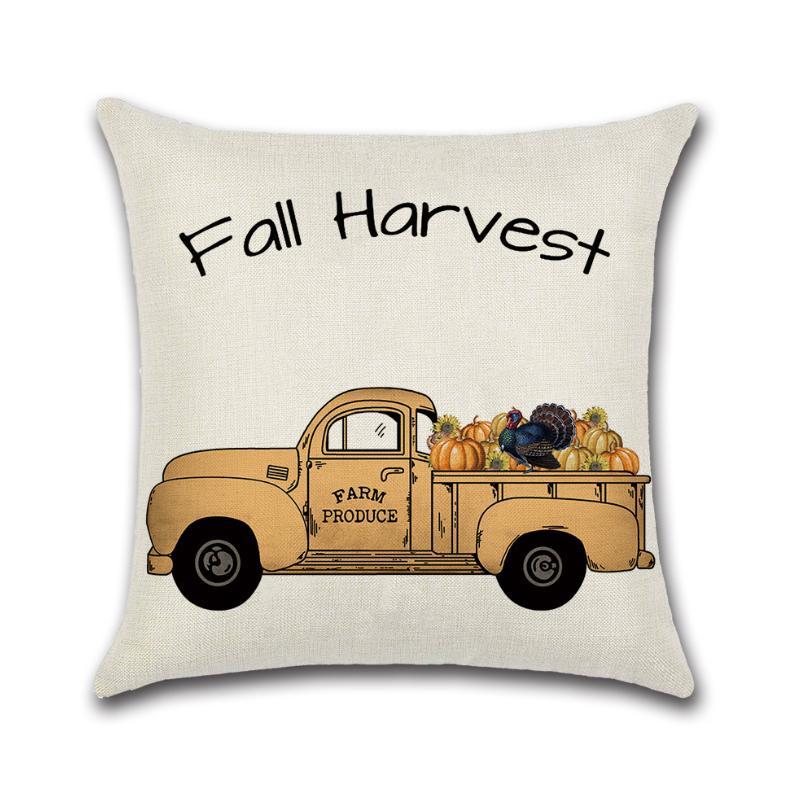 Soft Linen Pillow Case Cushion Cover