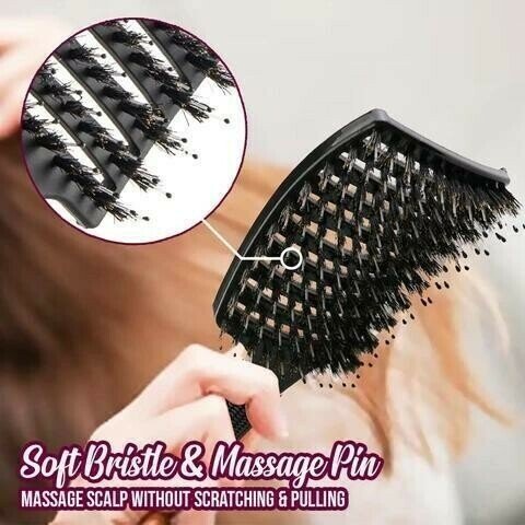 Detangler Bristle Nylon Hairbrush