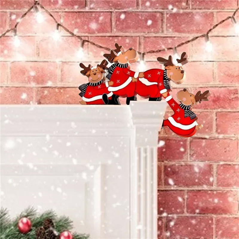 Funny Christmas Door Frame Decorations