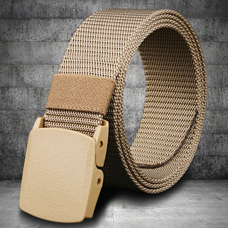 Non-Metallic Non-Magnetic Buckle Nylon Belt