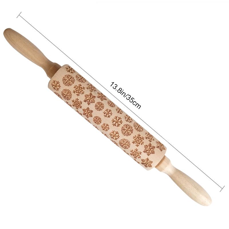 Christmas Print Rolling Pin