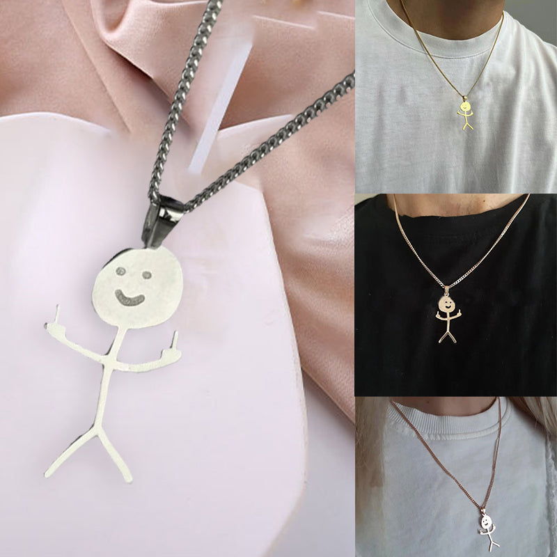 Funny Doodle Necklace