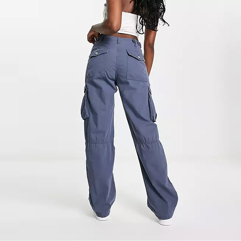 Adjustable Women's Straight Fit Cargo Pants