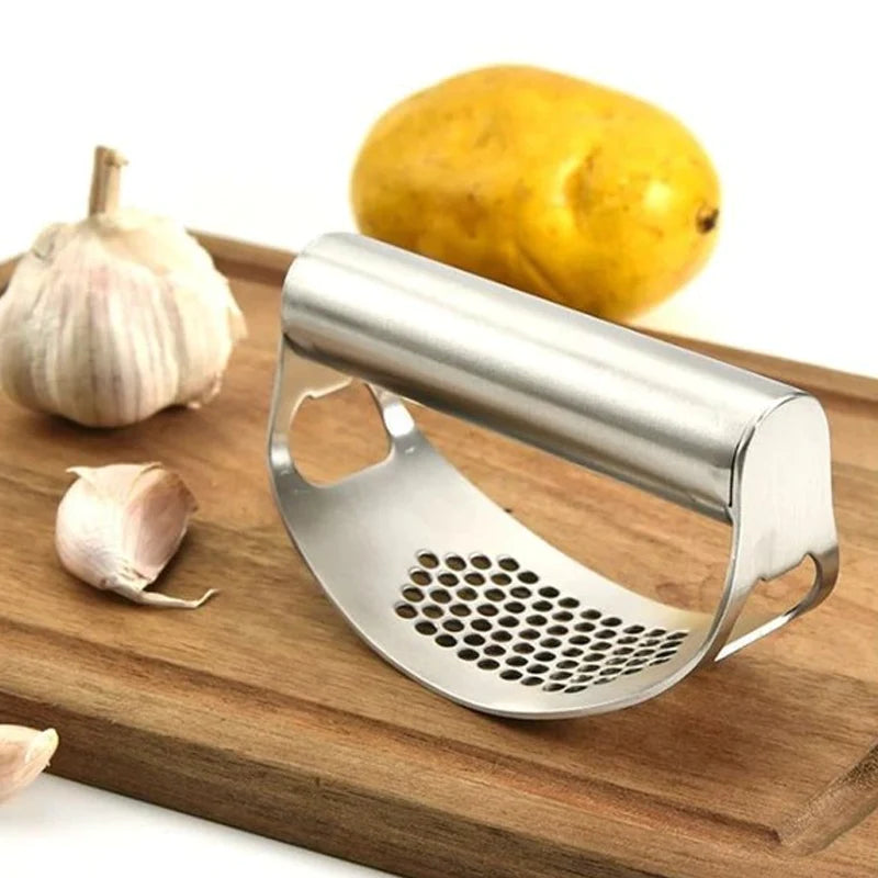 Premium Stainless Steel Garlic Press, Garlic Press Cooking Tool