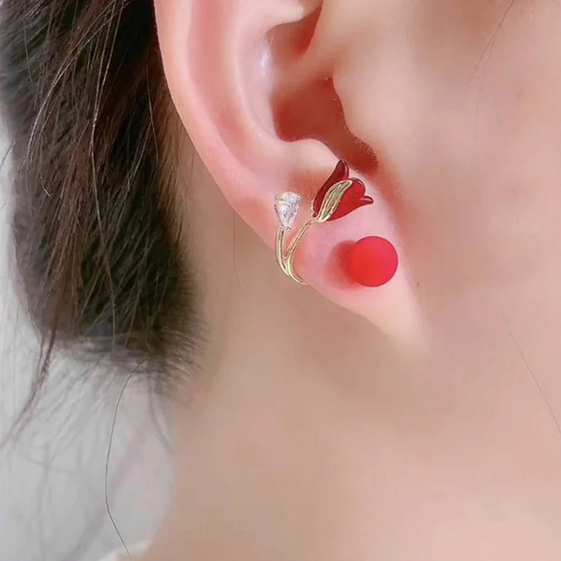 Versatile Tulip Flower Earrings