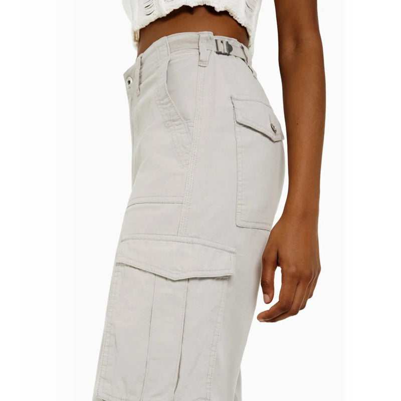 Adjustable Women's Straight Fit Cargo Pants