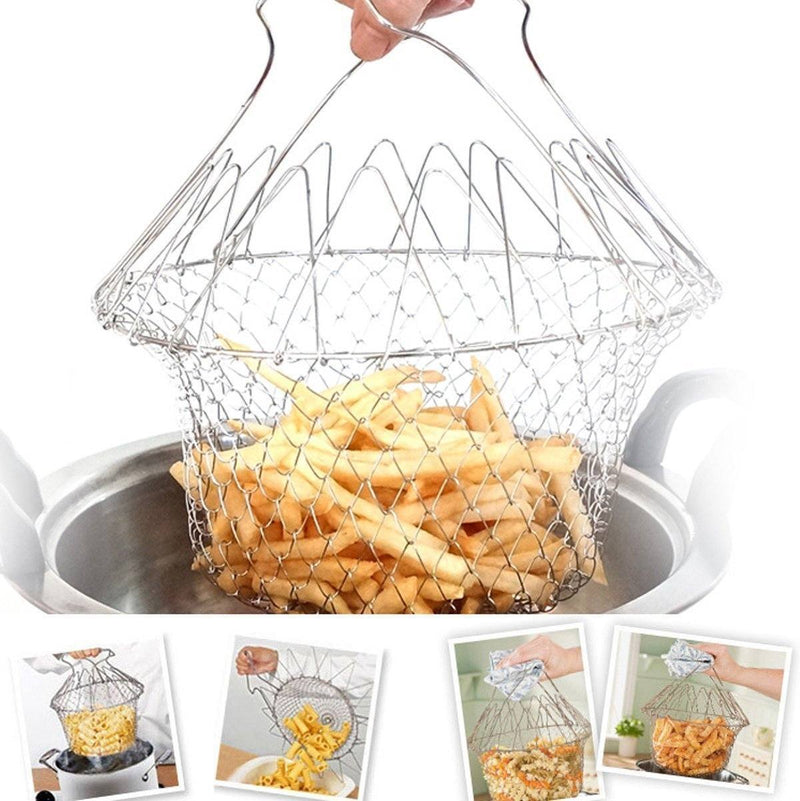 Hirundo Stainless Steel Chef Basket - mygeniusgift