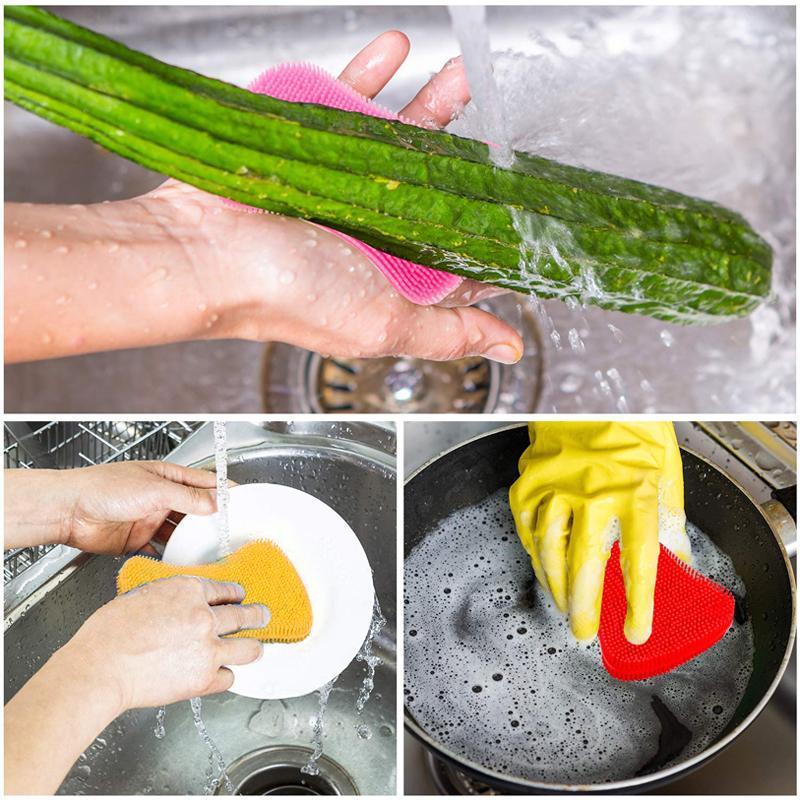 Silicone Kitchen Dishwashing Brush