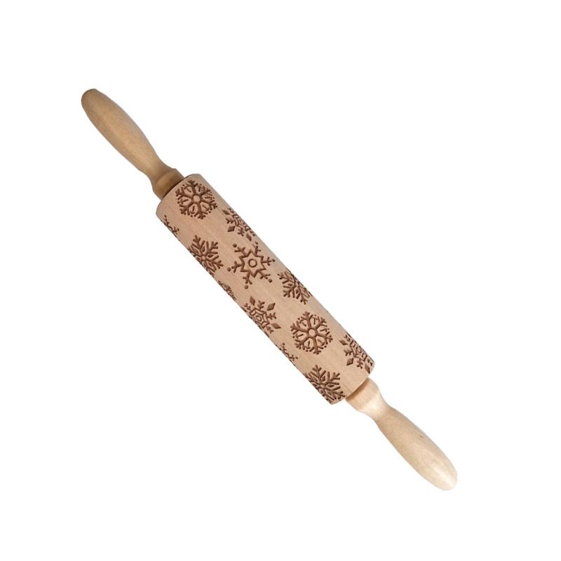 Christmas Print Rolling Pin