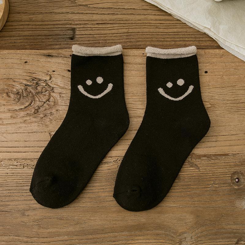 Juicecat™ Lovely Smile Face Cotton Socks