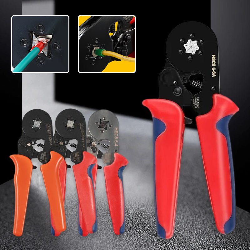 Ratchet Tubular Terminal Wire Crimpers Set