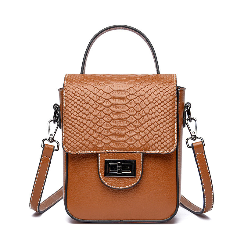 Crocodile Print Crossbody Shoulder Phone Bag